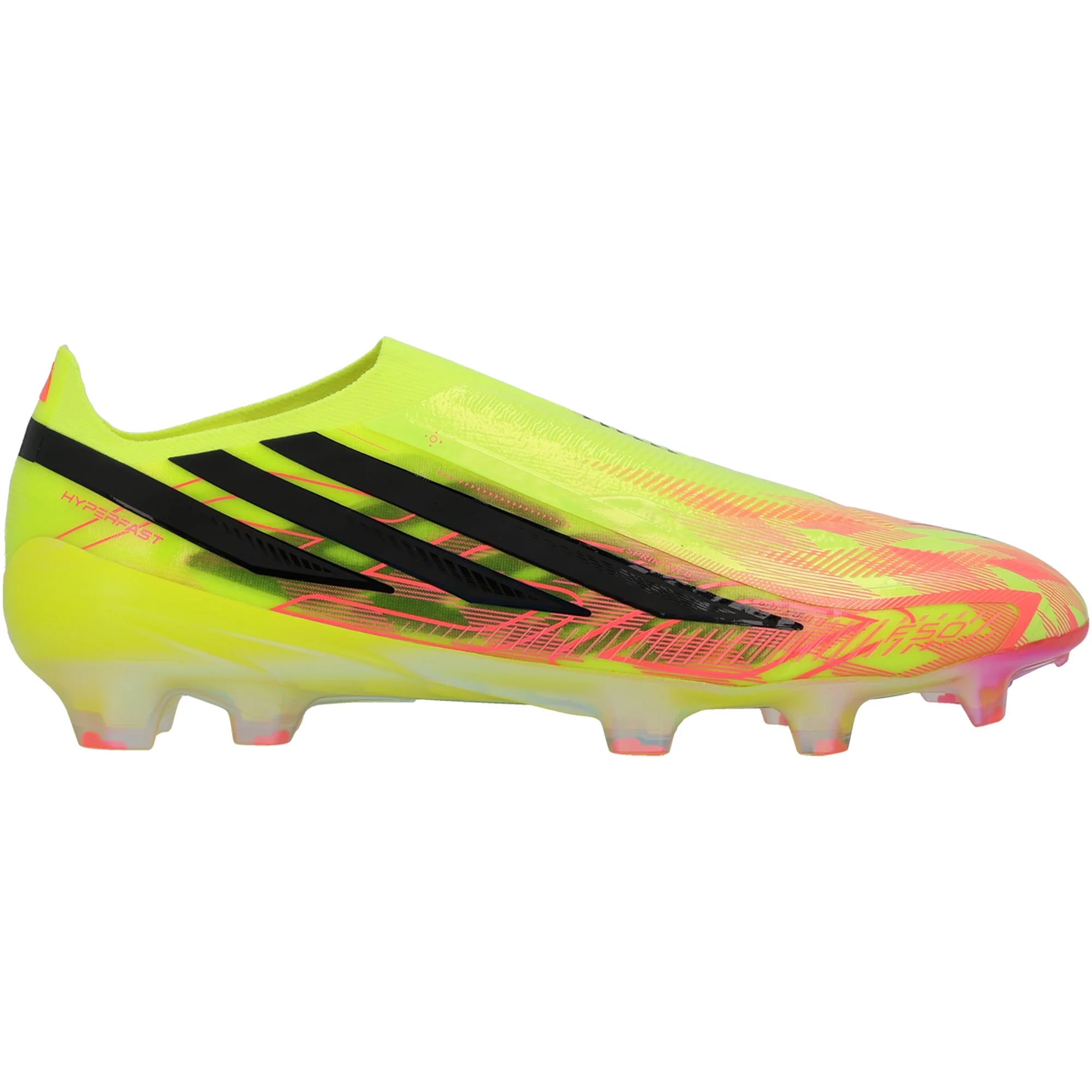 adidas F50 Hyperfast Elite Laceless FG Firm Ground Soccer Cleat