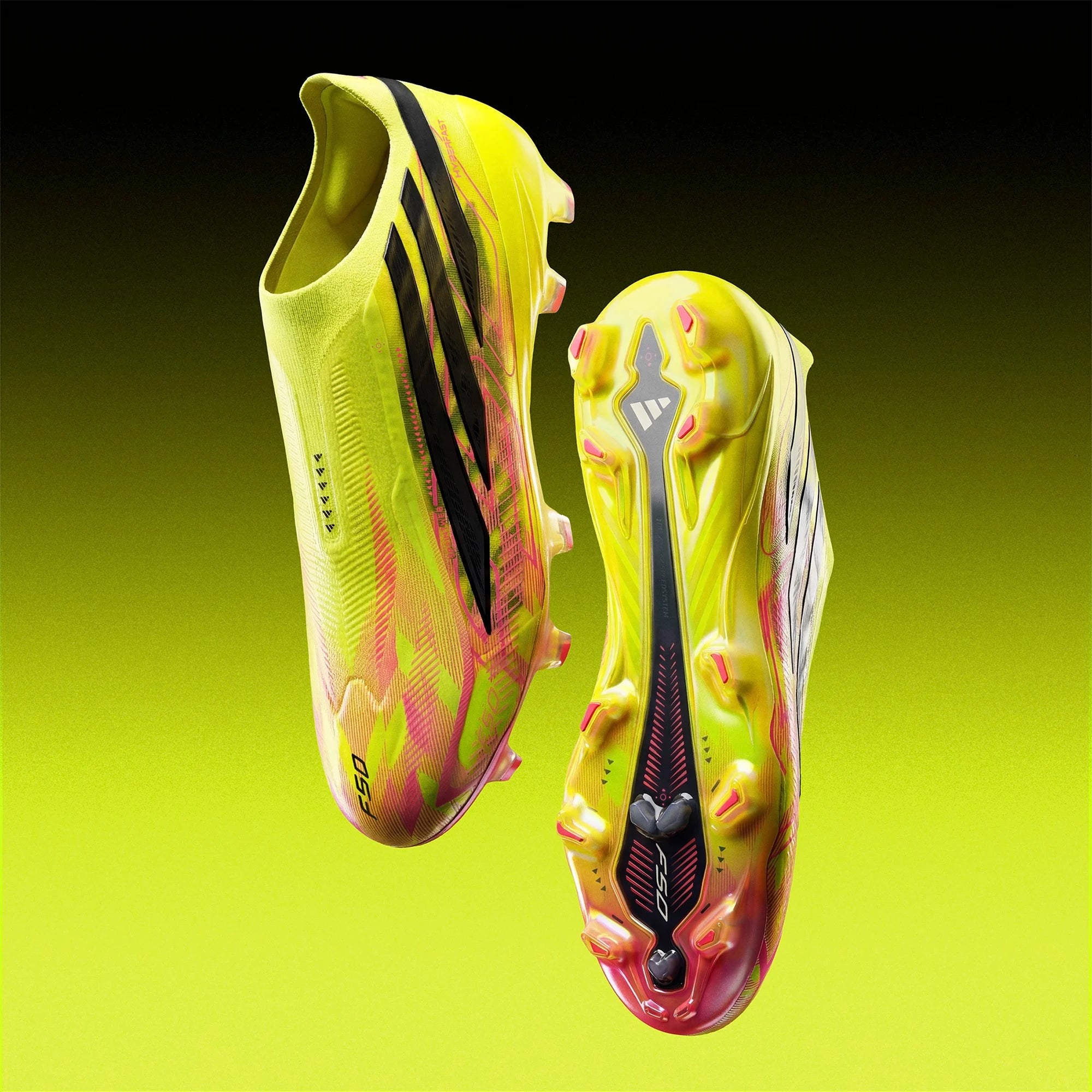 adidas F50 Hyperfast Elite Laceless FG Firm Ground Soccer Cleat